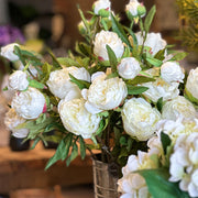 PEONÍA BLANCA 73 CM