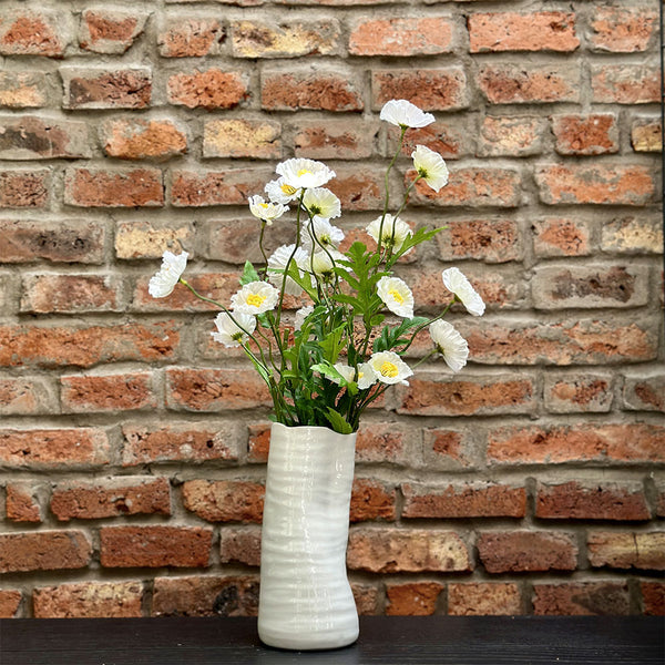 AMAPOLA BLANCA 63 CM