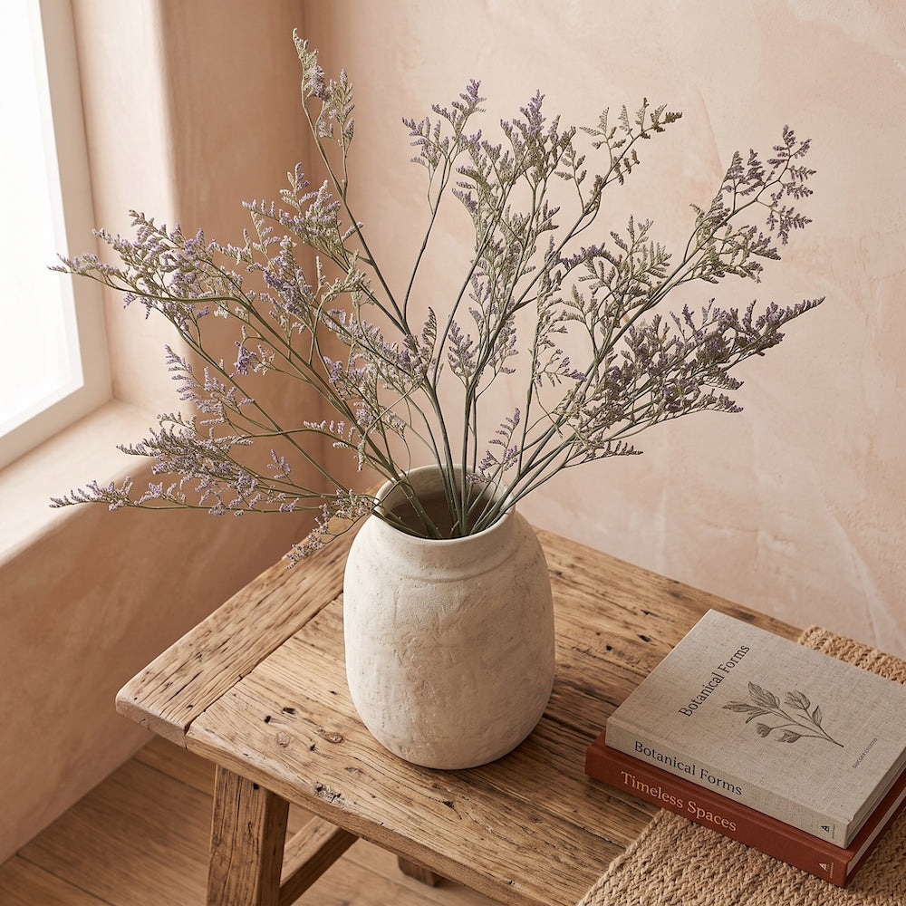 RAMA DE LIMONIUM VERDE/LILA 100 CM