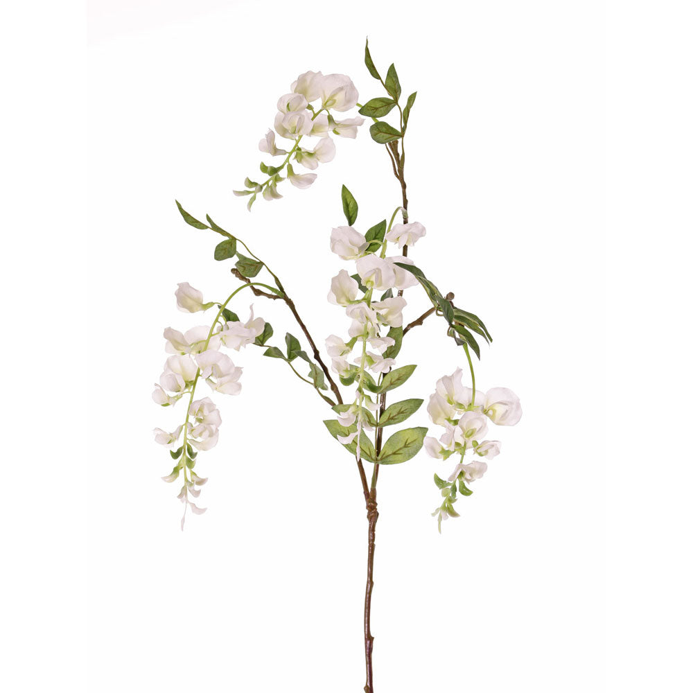 FLOR DE LA PLUMA BLANCA 80 CM
