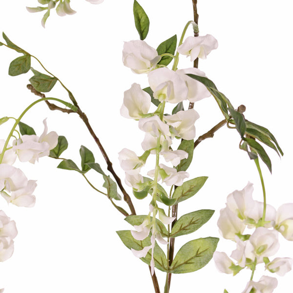 FLOR DE LA PLUMA BLANCA 80 CM