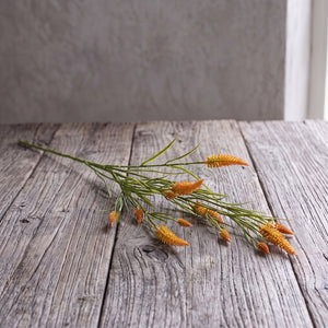 TREBOL DE HOJA ESTRECHA NARANJO  80CM