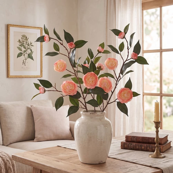 VARA DE CAMELIAS DAMASCO 76 CM