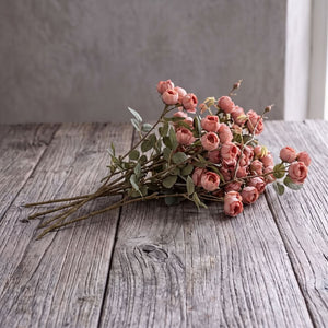 MINI ROSA ROSADA 65 CM