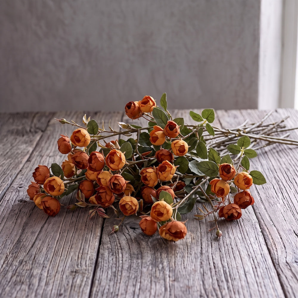 MINI ROSA NARANJA 65 CM