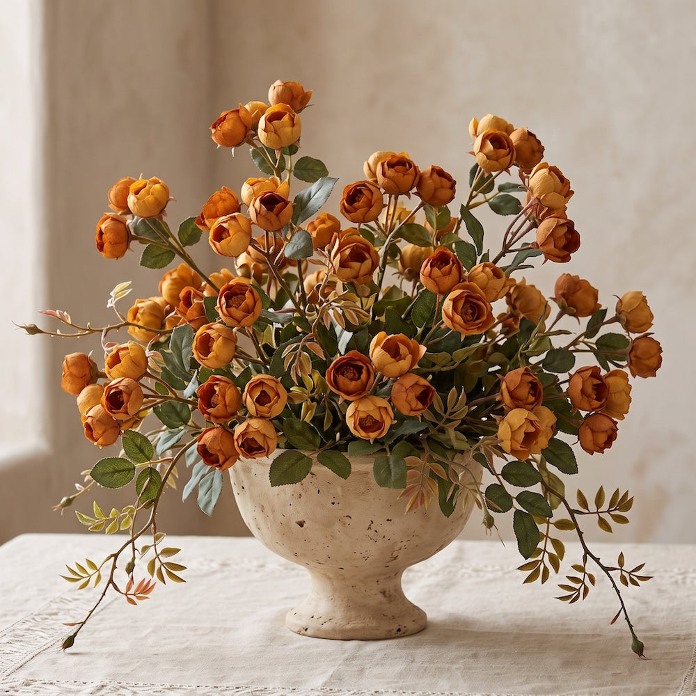 MINI ROSA NARANJA 65 CM