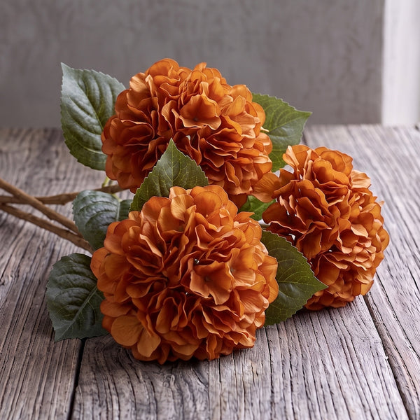 HORTENSIA NARANJA 60 CM