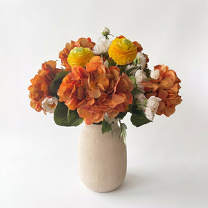 HORTENSIA NARANJA 60 CM