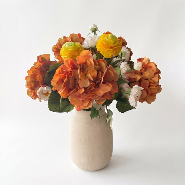 HORTENSIA NARANJA 60 CM