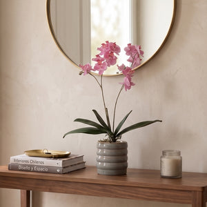 ORQUÍDEA MINI FUCSIA 3 VARAS 63 CM
