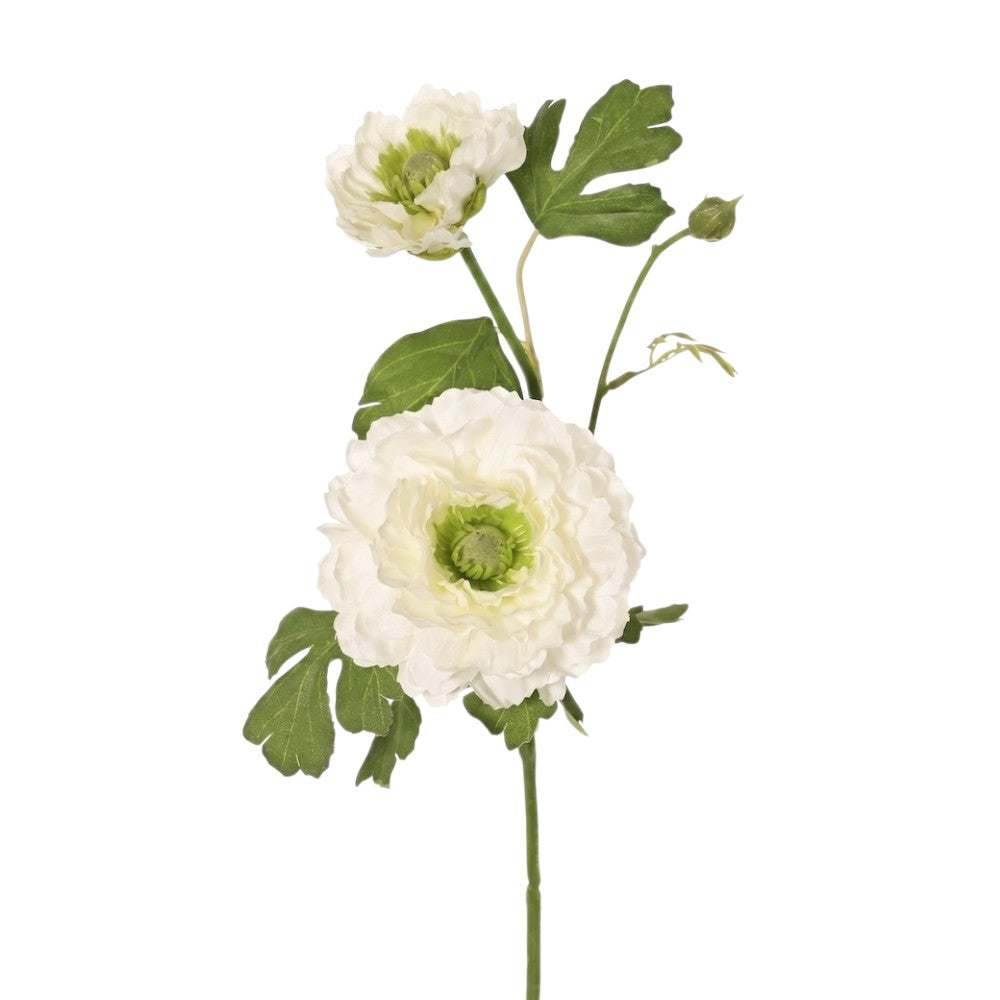 RANÚNCULO BLANCO 48 CM