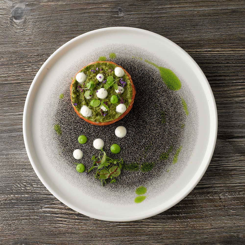 CHURCHILL PLATO  CUARZO NEGRO 26CM