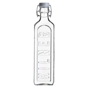 BOTELLA TAPA GRIS CON CIERRE CLIP 1 LT