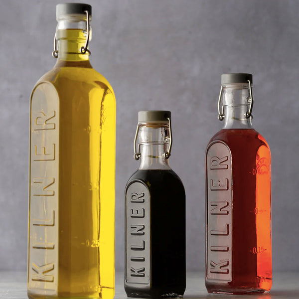 BOTELLA TAPA GRIS CON CIERRE CLIP 1 LT