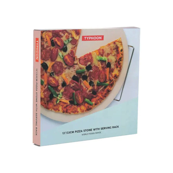 PIEDRA PIZZA 33CM CON REJILLA PARA HORNO