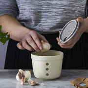 CONTENEDOR Y RALLADOR DE AJO