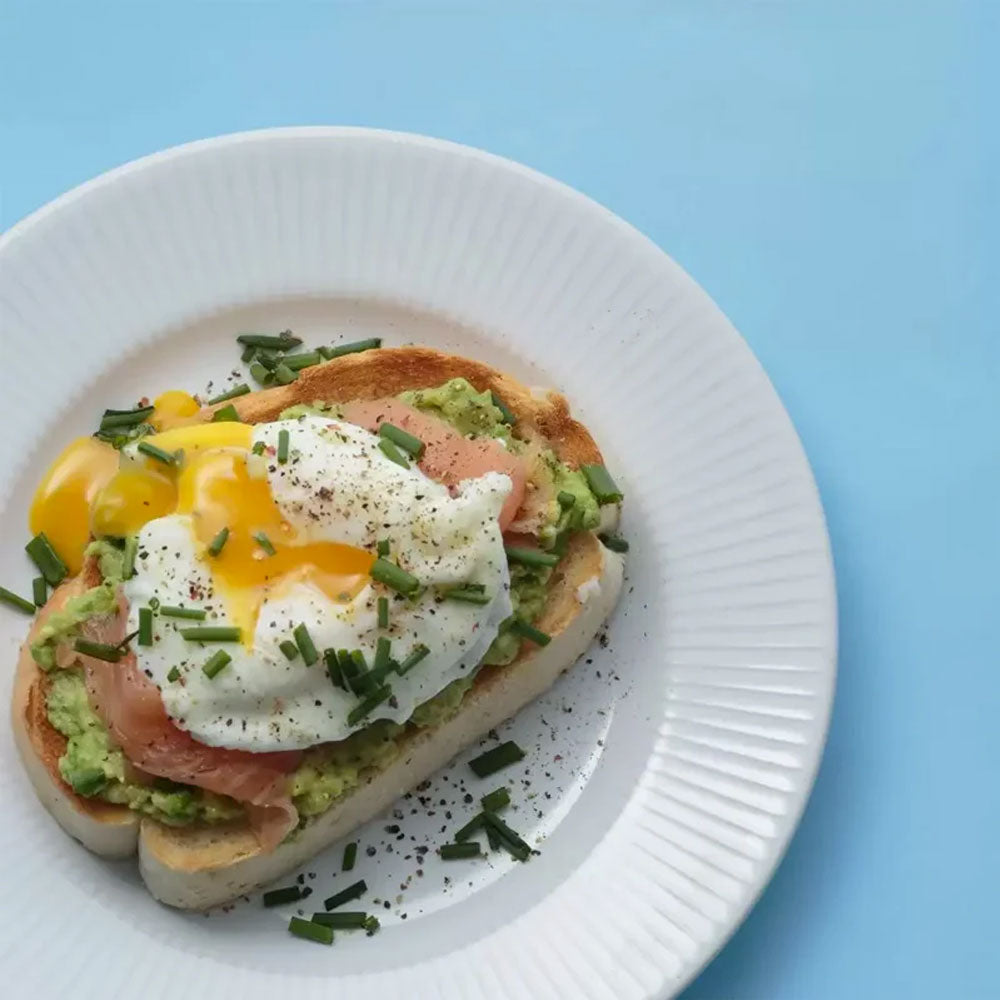 PLATO DE COMIDA BLANCO LINEAR