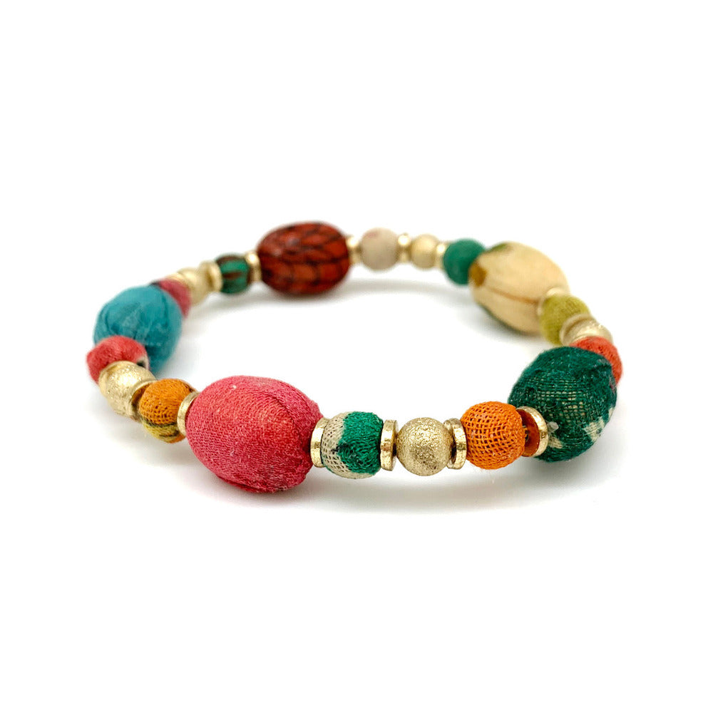 PULSERA TELA S COLORES