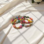 PULSERA TELA S COLORES