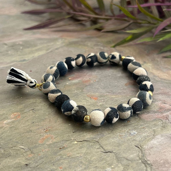 PULSERA TELA S NEGRA