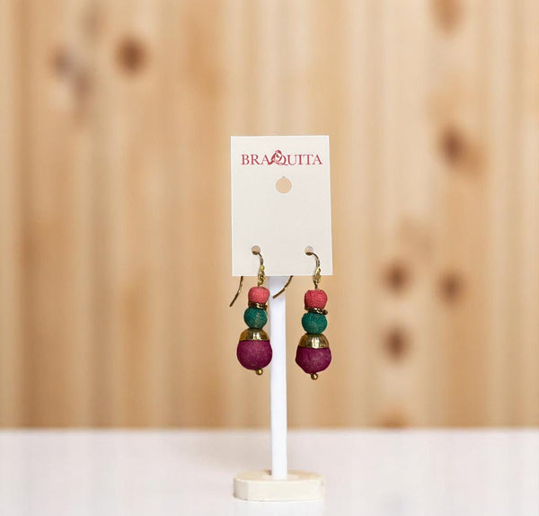 AROS TELA S MORADO/VERDE