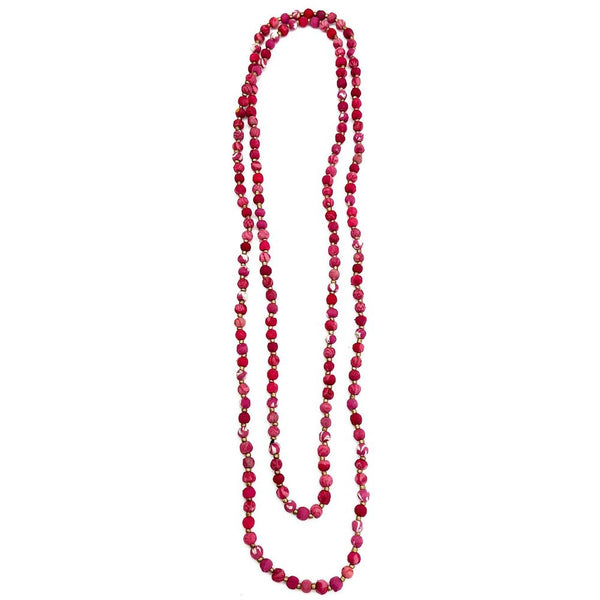 COLLAR TELA SIMPLE XL FUCSIA