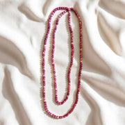 COLLAR TELA SIMPLE XL FUCSIA