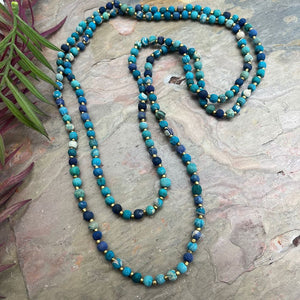 COLLAR TELA SIMPLE XL AZUL