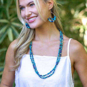 COLLAR TELA SIMPLE XL AZUL