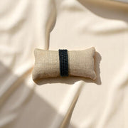 PULSERA MADERA ESPIRAL NEGRO