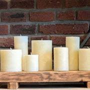 VELA RÚSTICA IVORY XL 16CM