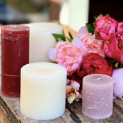 VELA RÚSTICA SOFT PINK XS 8CM