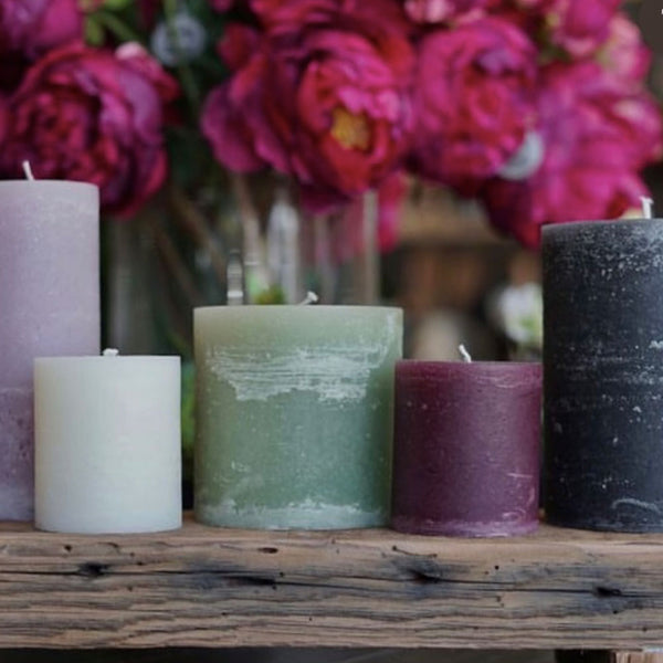 VELA RÚSTICA BEET XS 8CM