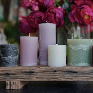 VELA RÚSTICA HUNTER GREEN L 10CM