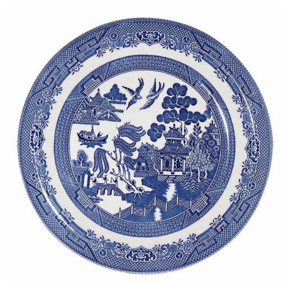 PLATO FONDO BLUE WILLOW CHURCHILL 26 CMS