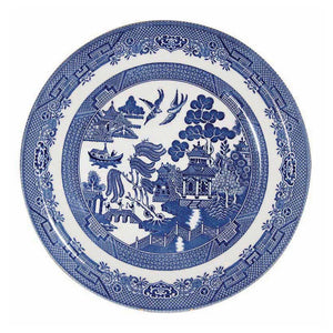 PLATO FONDO BLUE WILLOW CHURCHILL 26 CMS
