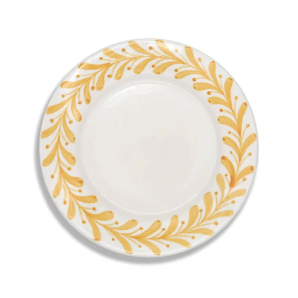 PLATO ESPIGA COMIDA AMARILLO