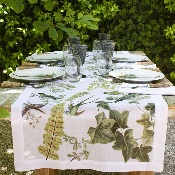 CAMINO DE MESA PÁJAROS VERDES