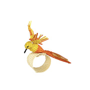 SERVILLETERO PÁJARO AMARILLO NARANJO