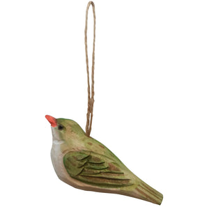 PÁJARO TALLADO COLGANTE