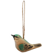 PÁJARO TALLADO COLGANTE