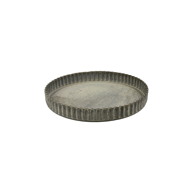 PLATO DECORATIVO  REDONDO RUFFLE M