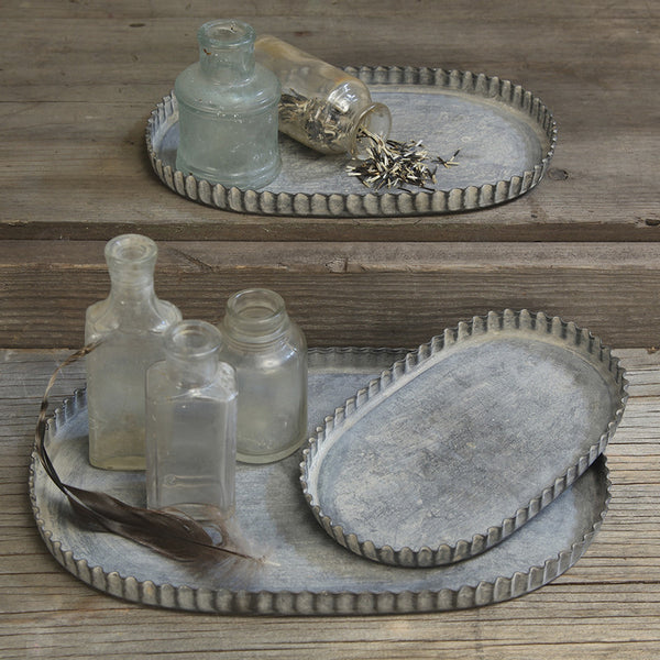 PLATO DECORATIVO  OVALADO RUFFLE L
