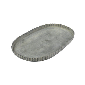 PLATO DECORATIVO  OVALADO RUFFLE L