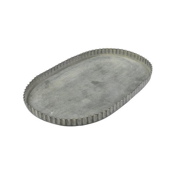 PLATO DECORATIVO  OVALADO RUFFLE L