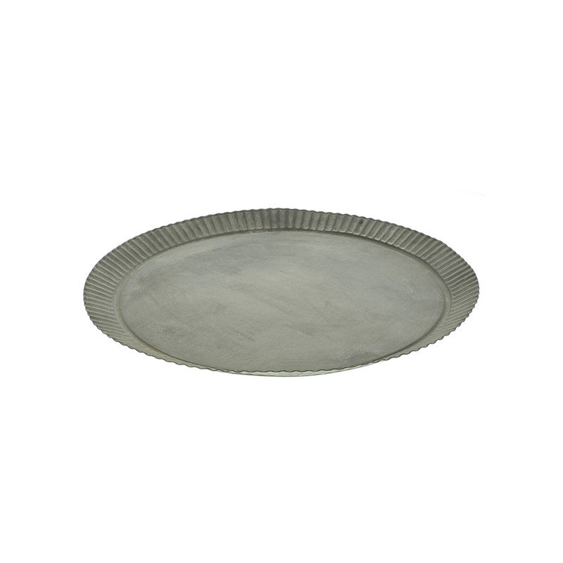 PLATO DECORATIVO METAL GALVANIZADO S