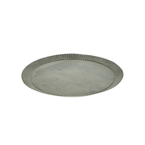 PLATO DECORATIVO METAL GALVANIZADO S