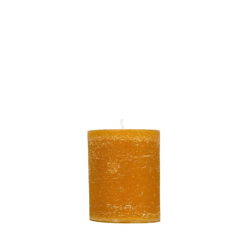 VELA RÚSTICA MUSTARD XS 8CM