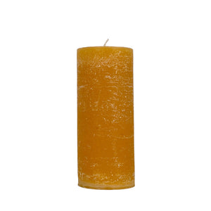 VELA RÚSTICA MUSTARD M 18CM
