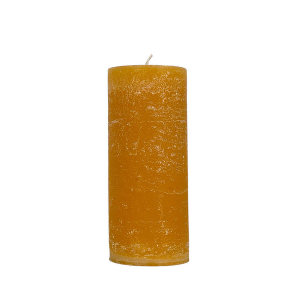 VELA RÚSTICA MUSTARD M 18CM